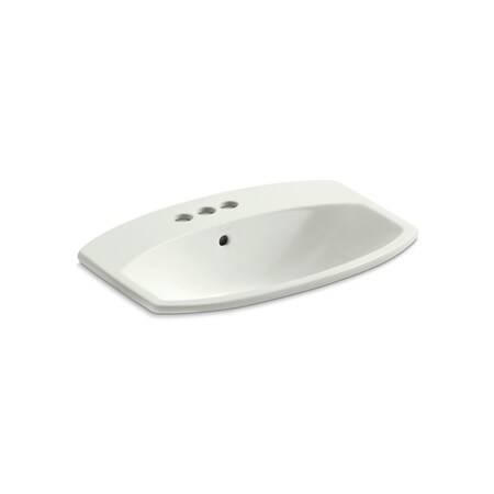 Kohler Cimarron Drop-In Bathroom Sink With 4" Centerset Faucet Holes 2351-4-NY